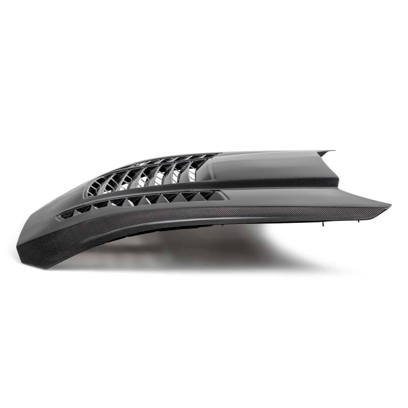 Ford Mustang Hood - Anderson Composites - Type-GT4 Double-Sided Carbon Fiber - `24-`27